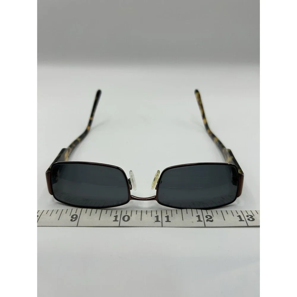 Ralph Lauren RA6035 449 Sunglasses Brown Metal Rectangle Tortoise  52-17-135